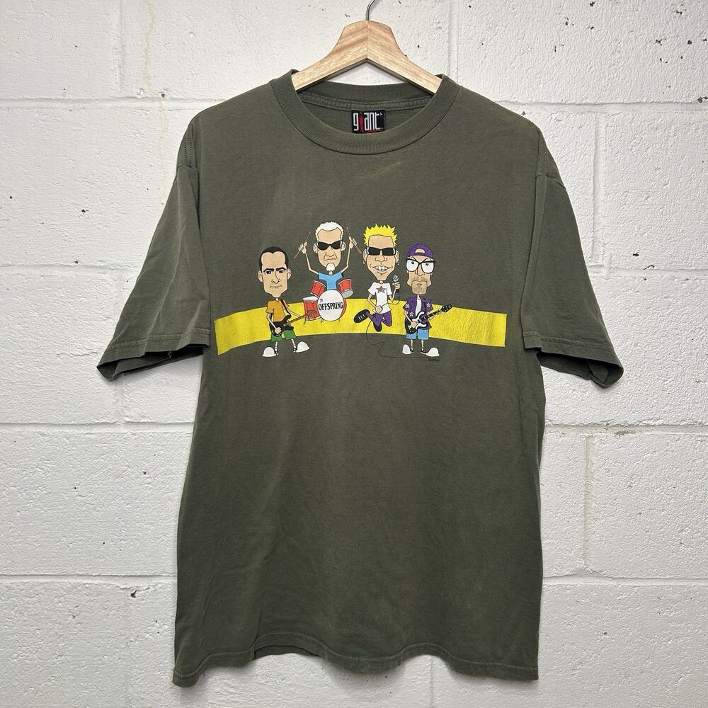 Vintage The Offspring Punk Rock Band Cartoon T-Shirt “Olive”